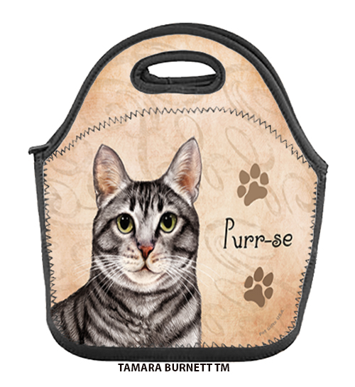 Tabby Silver - Lunch Bag image